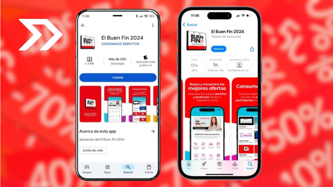 El Buen Fin 2024, está por comenzar y con ello presentan la nueva app para android y iOS con múltiples beneficios para todos los consumidores.