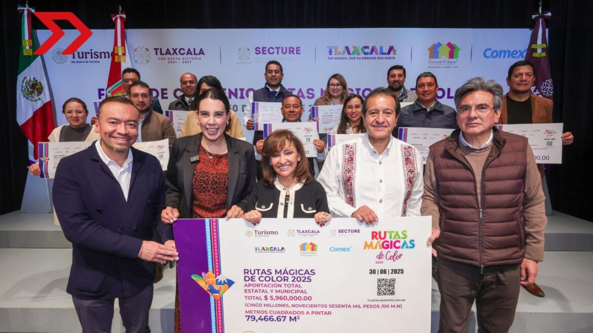 SECTUR impulsa un convenio para fomentar el turismo en 14 municipios mediante arte, cultura y deporte en espacios públicos rehabilitados.